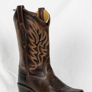 Old West Old West Brown Square Toe cowboy Boot 18002 Size 5.5