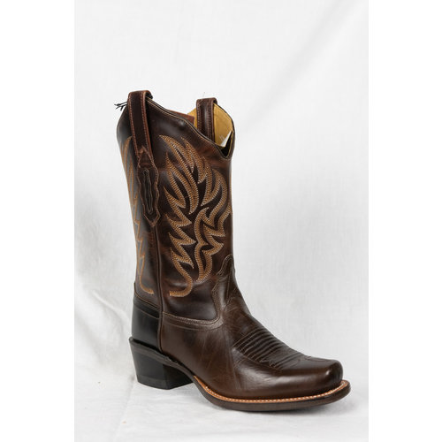 Old West Old West Brown Square Toe cowboy Boot 18002 Size 5.5