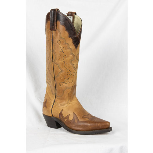 Canada West Canada West Women’s Two Tone Brown Snip Toe 3029