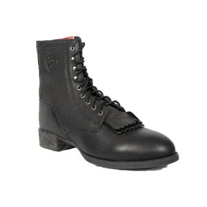 Canada West Canada West Ladies Black Lace Up Western Boot 3006