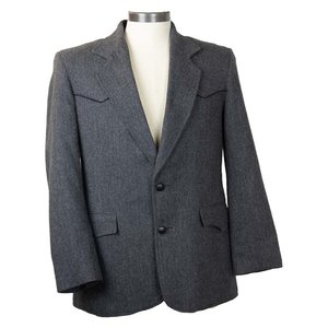 Pioneer Suits Polyester Wool Blend Vintage Suit Jacket - Size 40 - #17