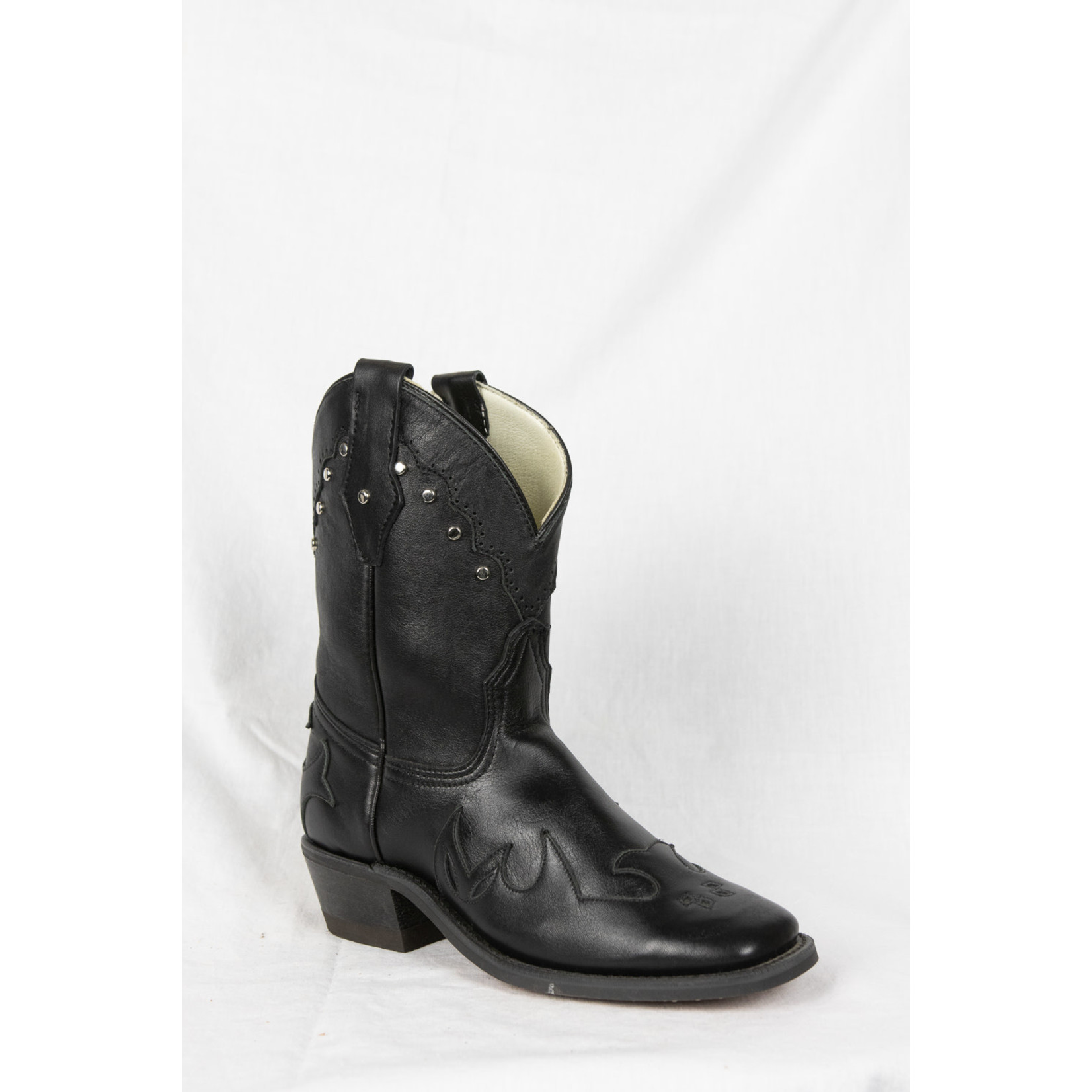 ladies short black cowboy boots