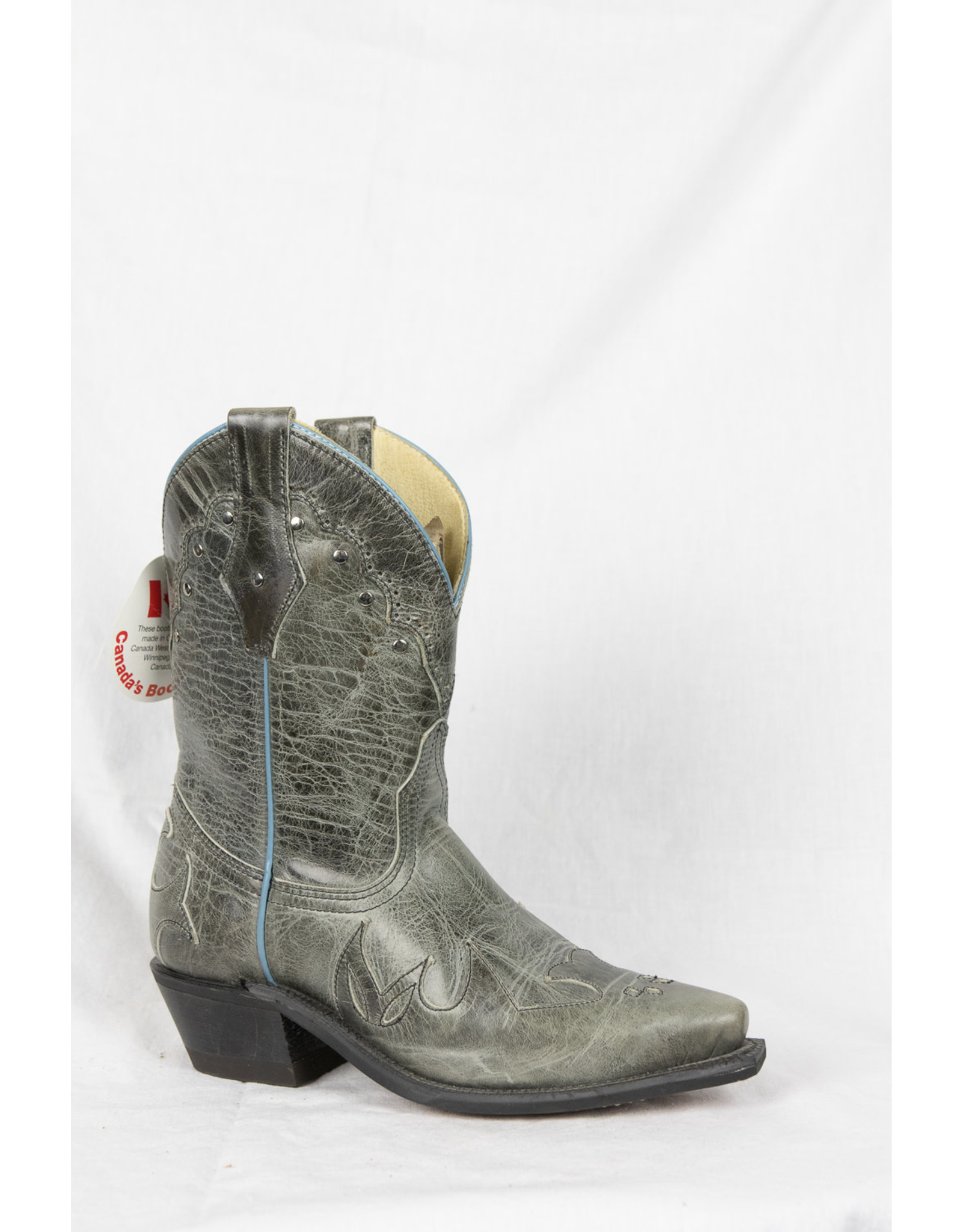 grey cowboy boots womens