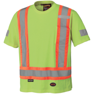 Pioneer Pioneer Hi-Vis Cotton Safety T-Shirt Short Sleeve Yellow/Green 6980 V1050560