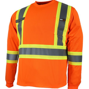 Ganka T-Shirt Long Sleeve 10/4 JOB Quick Dry Reflective Stripe Radio 25-400