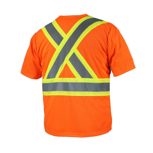 Ganka T-Shirt Short Sleeve 10/4 JOB Quick Dry Reflective Stripe 25-400-OR
