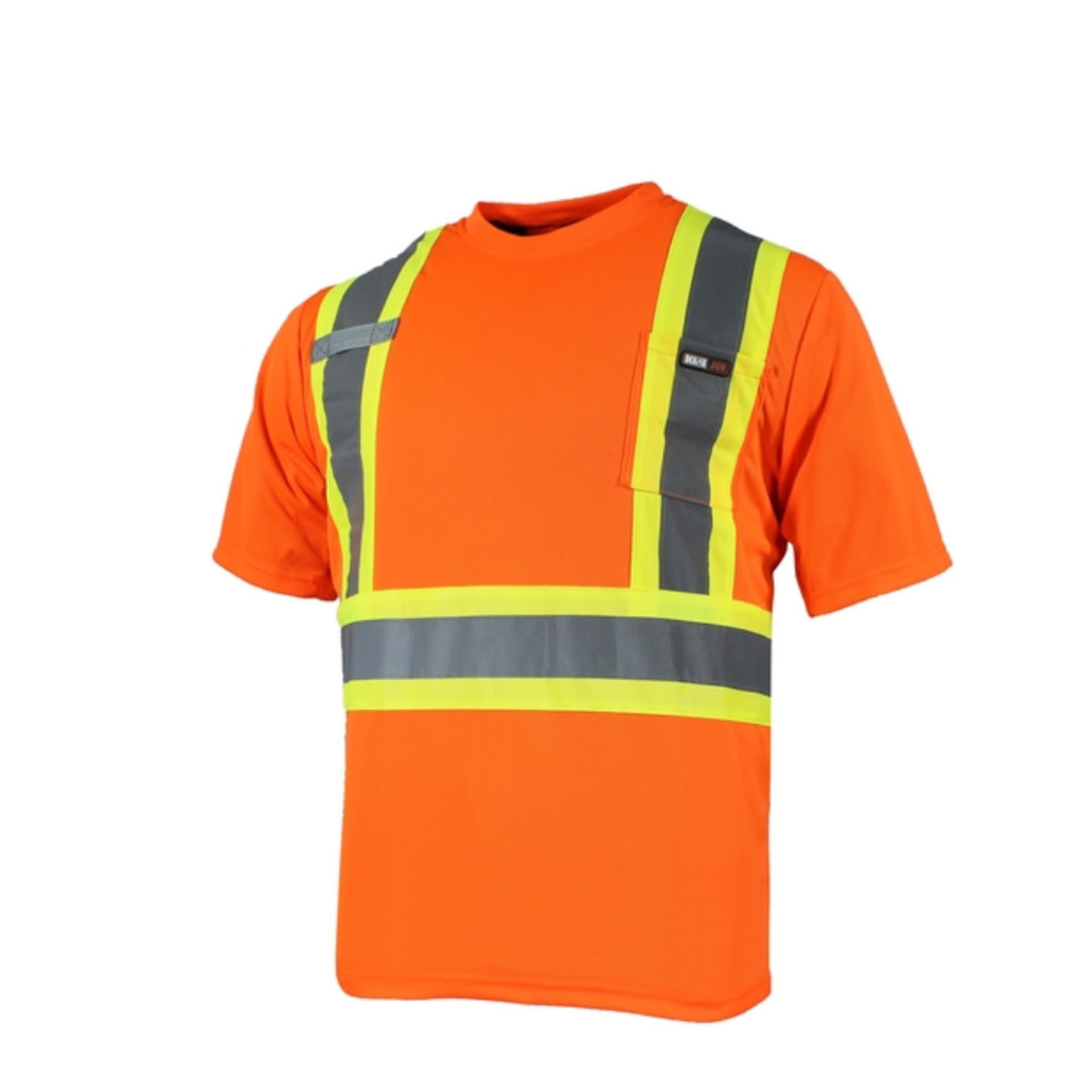 Ganka T-Shirt Short Sleeve 10/4 JOB Quick Dry Reflective Stripe 25-400-OR