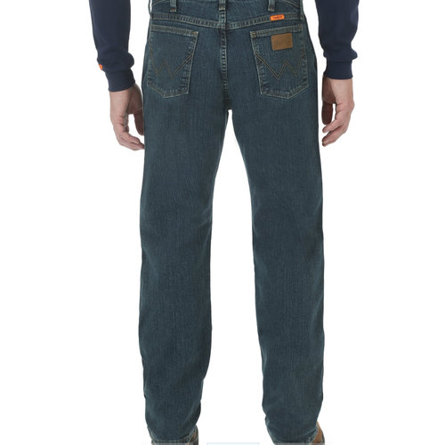 Wrangler Wrangler Men’s Flame Resistant Advance Comfort Jeans Dark Tint HRC2 2112 FRAC47D