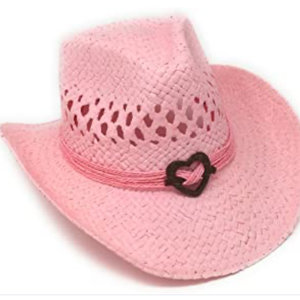 Vamuss Straw Cowboy Hat Heart Conch Shapeable Brim CS60-70