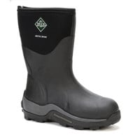 Muck Arctic Sport Soft Toe Mid -40 Fleece Lined Rubber Boot Black ASM-000A-BLK