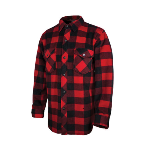 Tough Duck Tough Duck Button Up Solar Fleece Jack Shirt Unlined I96411 Red Plaid Tough Duck Tough Duck Button Up Solar Fleece Jack Shirt Unlined I96411 Red Plaid