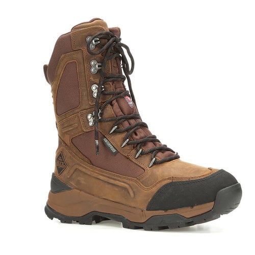 Muck Muck Men’s Summit 10” Lace Insulated Hunting Boot 100% Waterproof 800G Primaloft Insulation -50C  Graham and Chocolate MSLM-900
