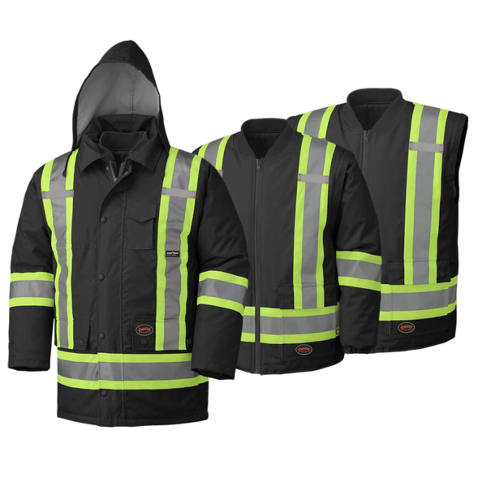 Pioneer Black Waterproof Jacket 7 in 1 5025 V1120470 Big Valley Sales Pioneer Black Waterproof Jacket 7 in 1 5025 V1120470 Big Valley Sales