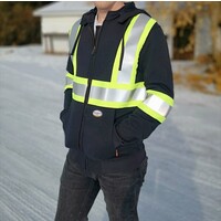 Rasco FR Front-Zip w/Detachable Hood - FR7102 BK