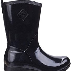 Muck Muck Women's Bergen Mid Black Rubber Boot - WBM-000