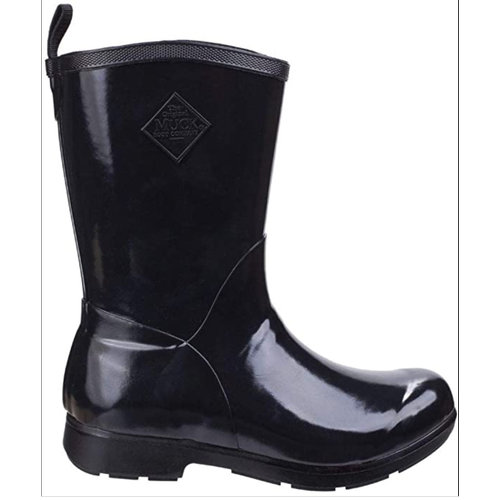 Muck Muck Women's Bergen Mid Black Rubber Boot - WBM-000