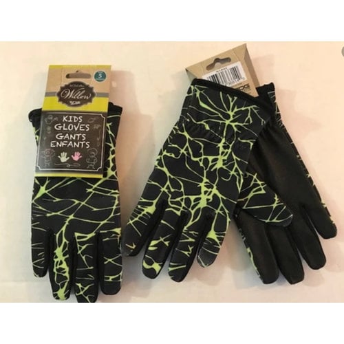 Kids Boys Garden Glove Green/Black 70-1-814