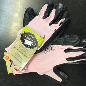 Ladies Work Glove with Extra Grip Pink/Black 70-1-441