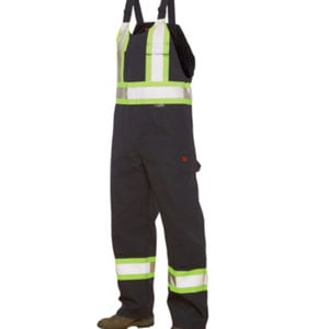 Tough Duck Tough Duck 12 oz. High Vis Uninsulated Bib Navy S76471