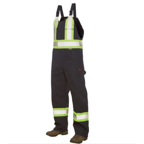 Tough Duck Tough Duck 12 oz. High Vis Uninsulated Bib Navy S76471