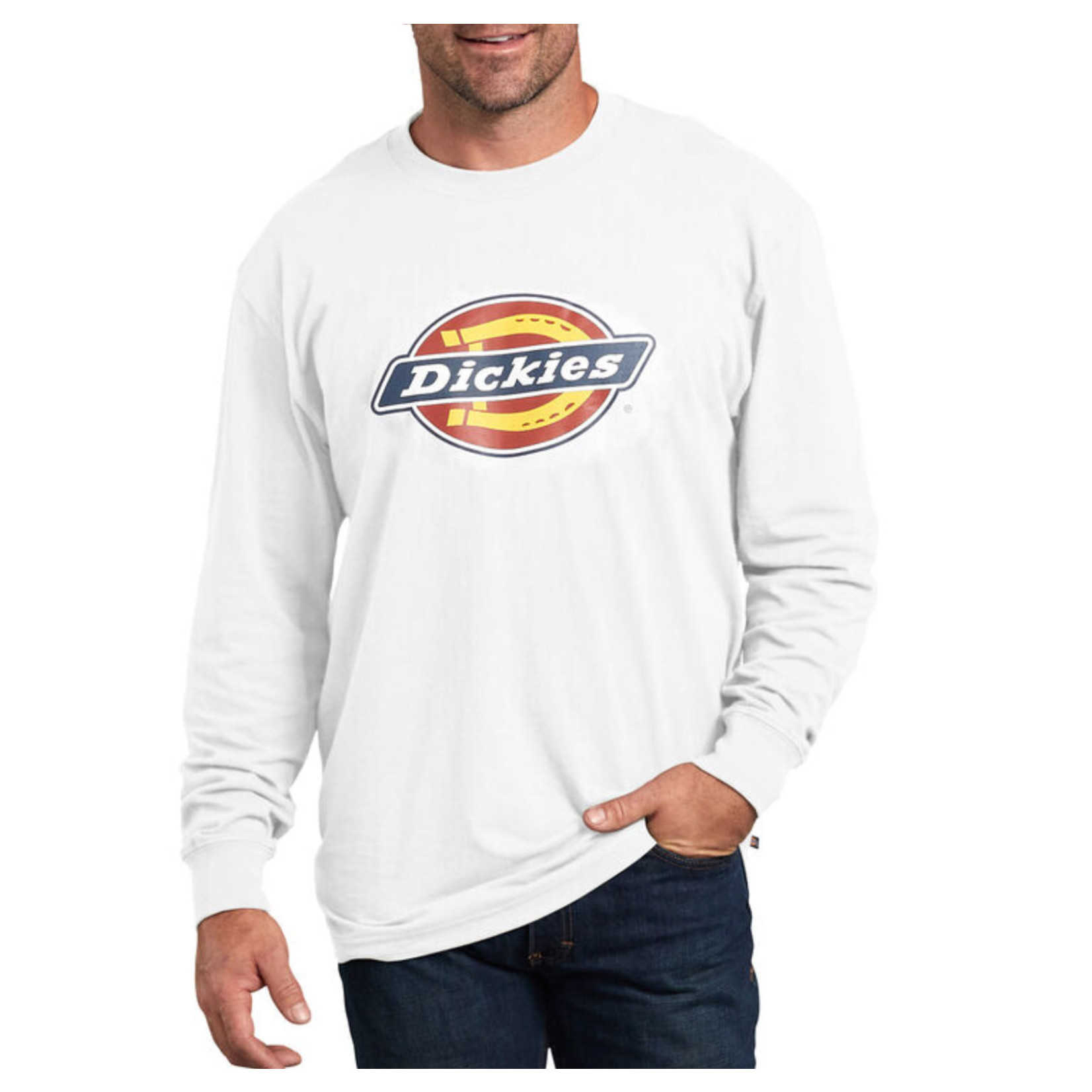 Dickies Dickies Long Sleeve Regular Fit Icon Graphic T-Shirt WL45AAWH