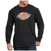 Dickies Long Sleeve Regular Fit Icon Graphic T-Shirt Black WL45AABK