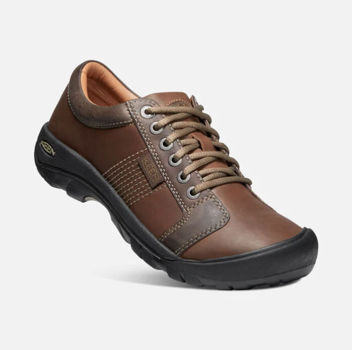 Keen Men�s Austin Brown Leather Shoe 1007722 Big Valley
