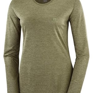 Salomon Salomon Women’s Agile Long-Sleeve Tee - Olive/Martini