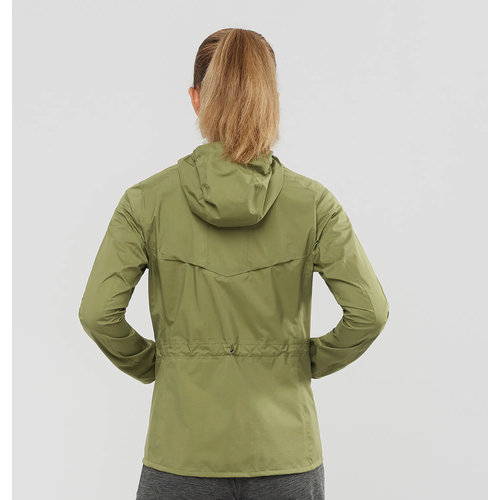 Salomon Salomon Women’s Lightning Waterproof Jacket - Martini Olive