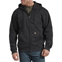 Dickies Men's Fleece Full Zip Hoodie - Dark Heather Gray - TW291