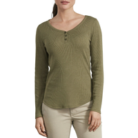 Dickies Women's Long Sleeve Henley Shirt - FL097
