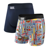 SAXX Ultra Boxer Brief 2 Pack - SXPP2U BQN