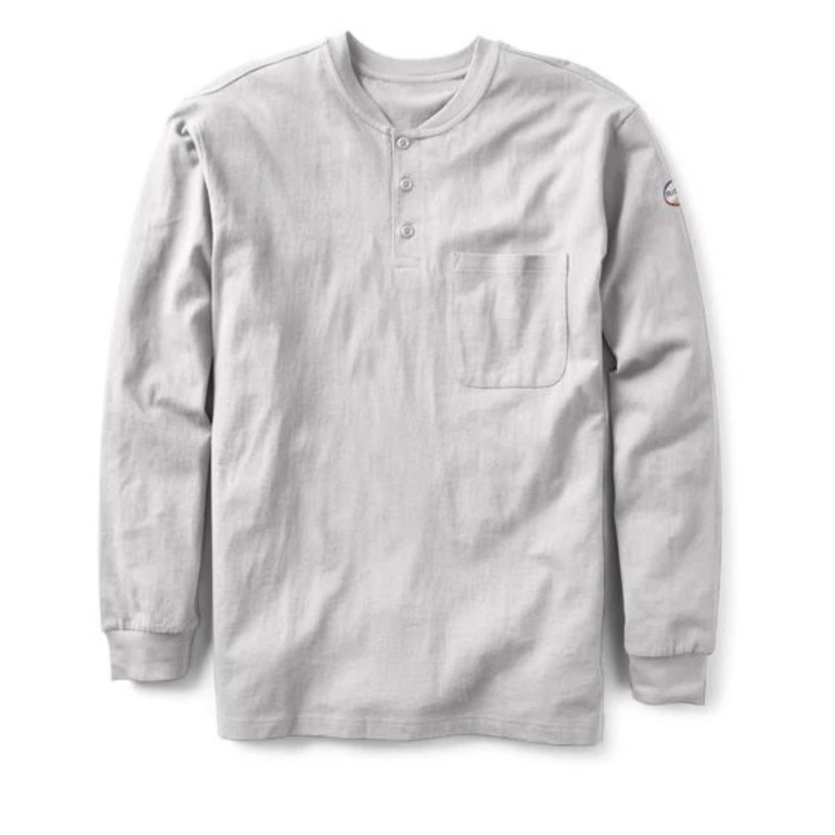 Rasco Rasco FR Henley Shirt Grey - Flame Resistant - FR0101GY