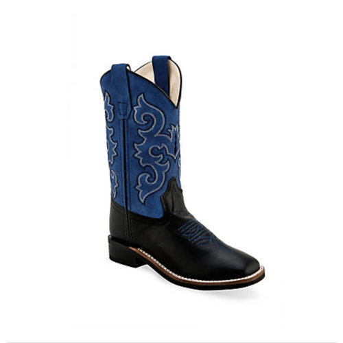 Old West Old West Blue / Black CHILD Cowboy Boot VB9137 Old West Old West Blue / Black CHILD Cowboy Boot VB9137