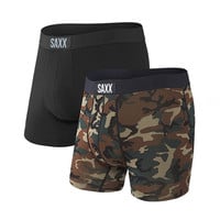 Saxx Vibe 2 Pack Black/Camo SXPP2V WDP