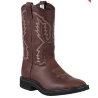 Canada West Mens Brahma Spongy Brown Ropers - Insulated - 8190