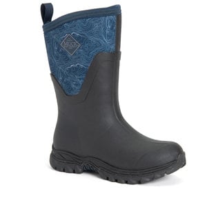 Muck Women’s Arctic Sport II Mid -40 Black/Navy Topography AS2M-201