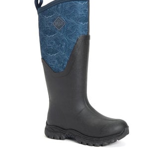 Muck Muck Womens Arctic Sport II Tall -40 Black/Navy Topography AS2T-201