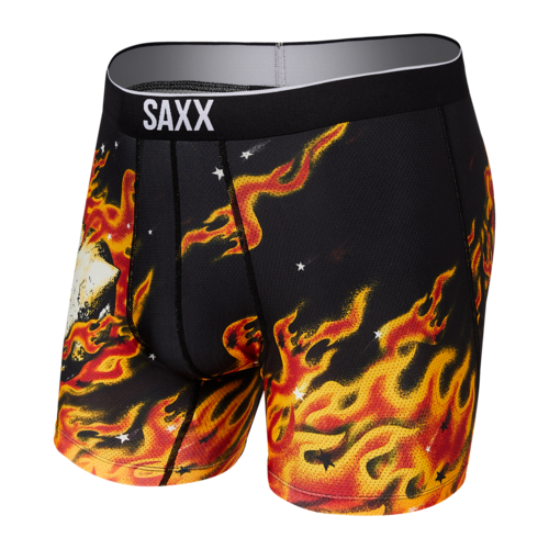 SAXX Saxx Volt Boxer Brief Flame Skull SAXX Saxx Volt Boxer Brief Flame Skull