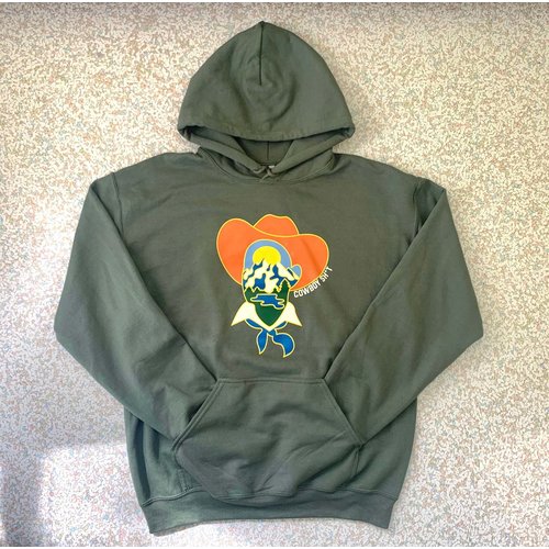 Cowboy Sh*t Cowboy Shit - The Cowboy Trail - Military Green Hoodie