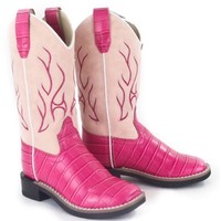 Old West Light Pink Cowgirl Boot VB9172  - SIZE 9