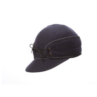 Crown Cap 1-170 Wool Blend Railroad Cap Navy