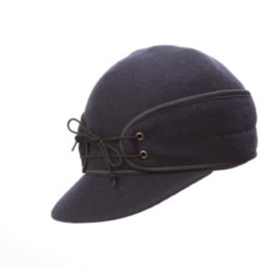 Crown Cap 1-170 Wool Blend Railroad Cap Navy
