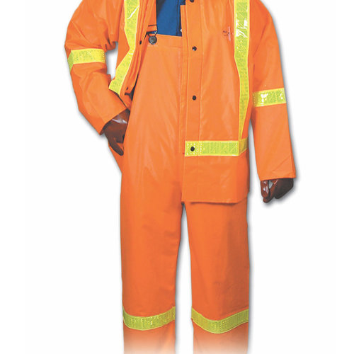 North Traffic Orange Rainwear Bib FR TV7002HV