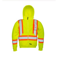 Viking UPF50 Hi-Vis Fleece Safety Hoodie 6420JG - SIZE 4XL ONLY