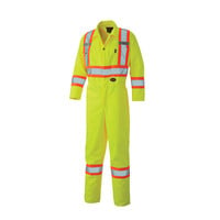 Pioneer Hi-Vis Safety Poly/Cotton Coverall 5519