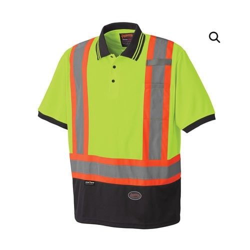 Pioneer Pioneer Birdseye Safety Polo Yellow 6987