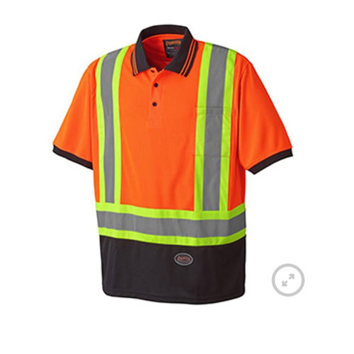 Pioneer Pioneer Birdseye Safety Polo Orange 6986