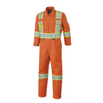Pioneer Pioneer FR Hi-Vis Safety Coverall 7 oz. Orange 7705 - SIZE 48 ONLY