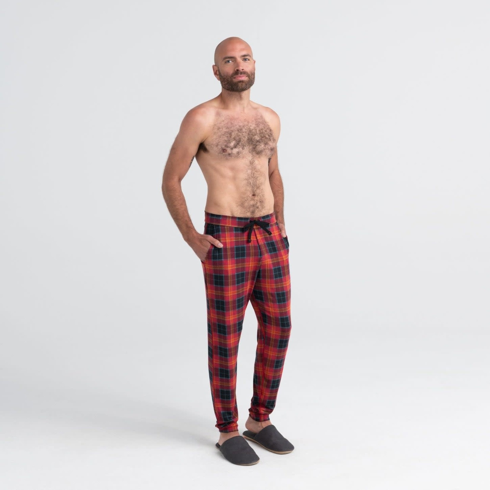 SAXX Snooze Pant - Red Aberdeen Flannel 